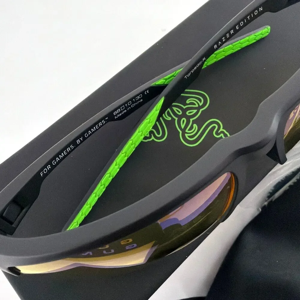 Gunnar Onyx Amber Torpedo-X Razer Edition Bluelight Performance Gaming Glasses